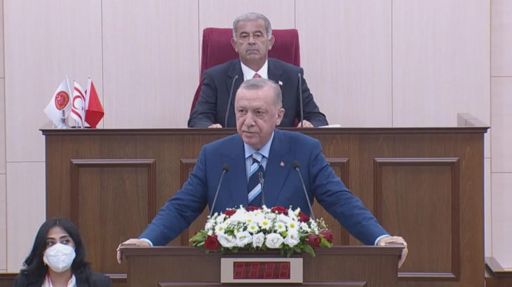 Erdoğan'dan Kıbrıs açıklaması: Artık bizim için 'kuzey-güney' yoktur