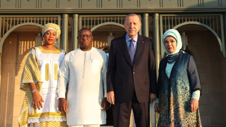 Erdoğan, Saray'da Sierra Leone Cumhurbaşkanı ile görüştü