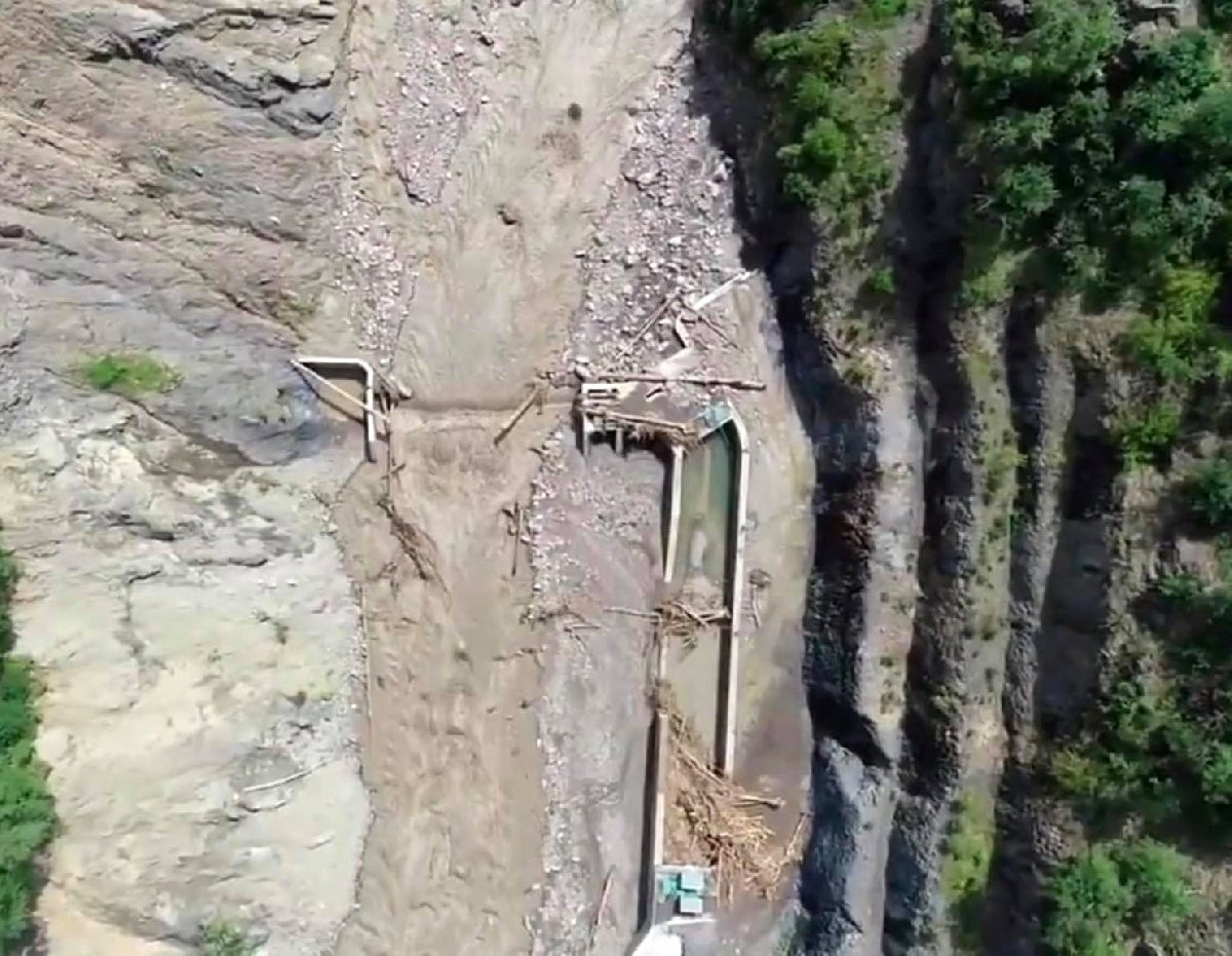 Kastamonu'da bakanlığı yalanlayan HES görüntüleri