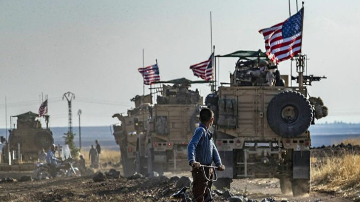 ABD emperyalizminden işgalci durumda olduğu Suriye'ye askeri takviye