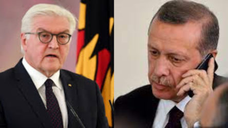 Erdoğan, Almanya Cumhurbaşkanı ile telefonda görüştü