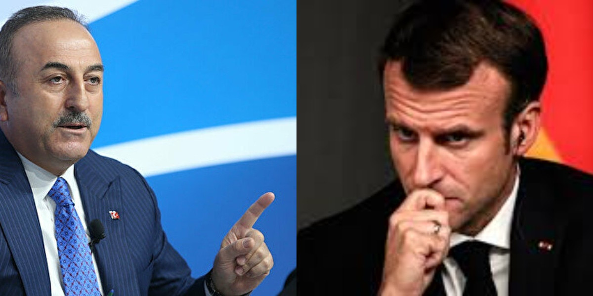 Dışişleri Bakanı Çavuşoğlu'dan Macron'a sözler: Söyleyeceklerini arkamızdan değil doğrudan yüzümüze söylemesin