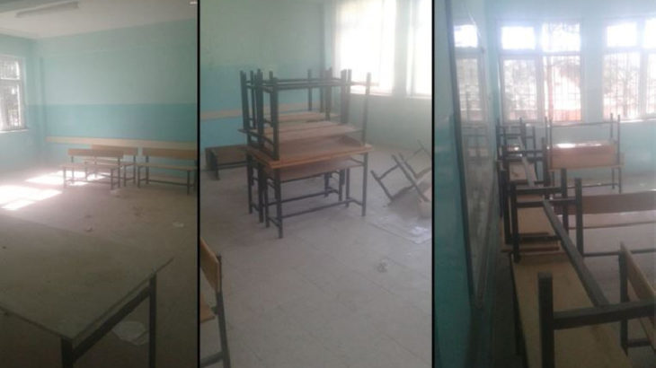 Gaziantep'te öğrencisiz okullar harabeye döndü