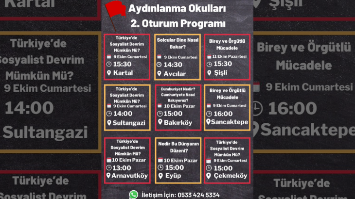 Liseliler Aydınlanma Okulları’nın 2. oturumlarında buluşuyor