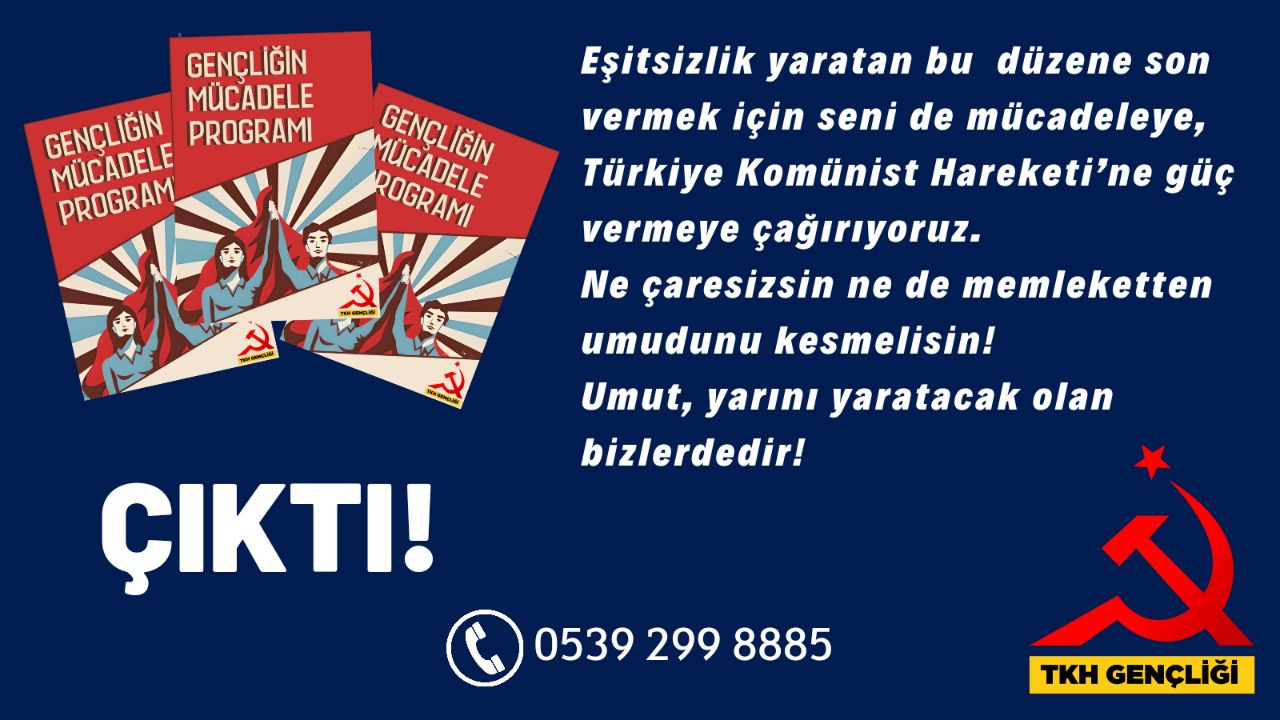 Gençliğin Mücadele Programı çıktı!