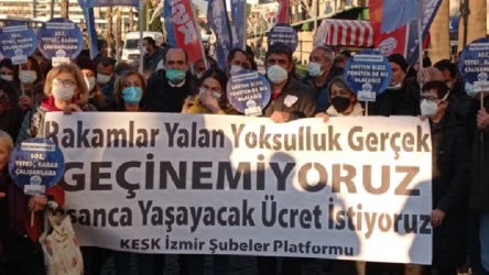 Kamu emekçilerinden bordrolu eylem