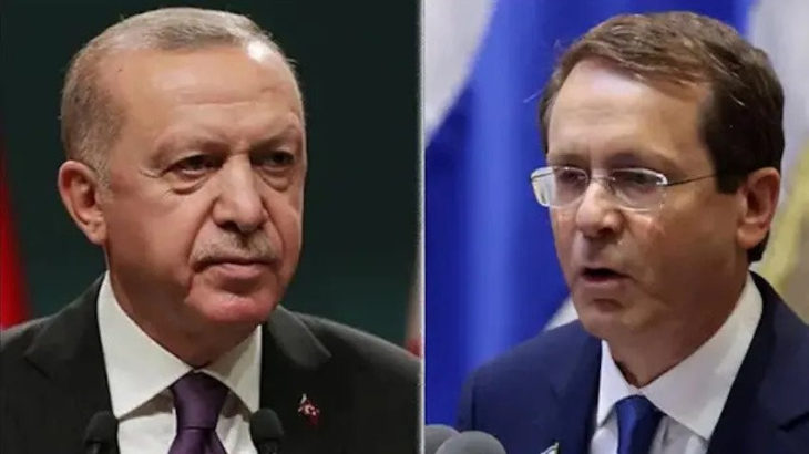 İsrail Cumhurbaşkanı Herzog'dan Erdoğan'a 'geçmiş olsun' telefonu