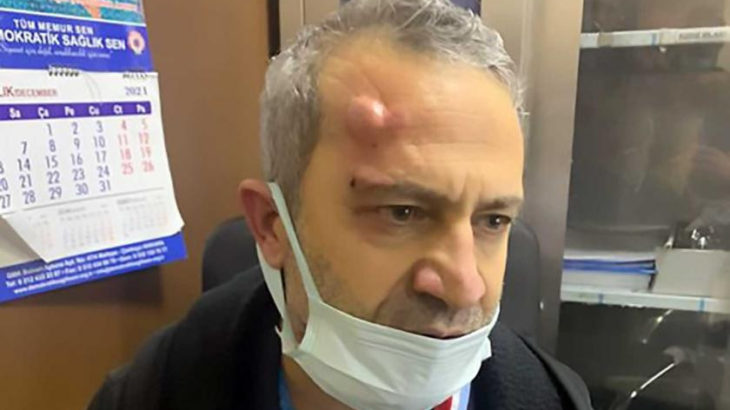Şanlıurfa'da hasta yakınlarından sağlık çalışanına şiddet
