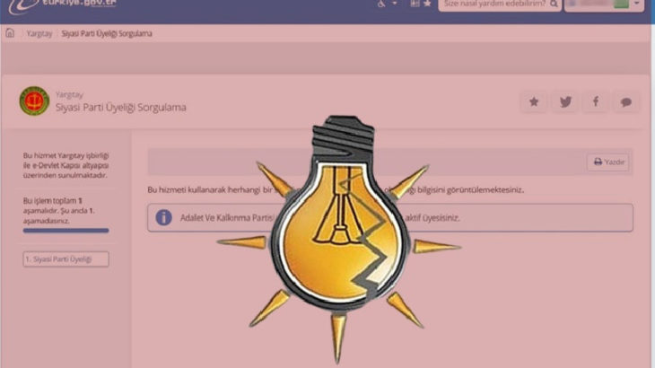 Siyasi partiye üye olmak istedi, AKP'li olduğunu öğrendi