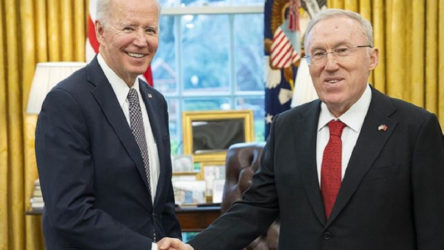 Biden, Washington Büyükelçisi Mercan ile görüştü