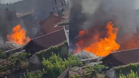 İstanbul Emniyet Müdürlüğü'ne ait depoda yangın
