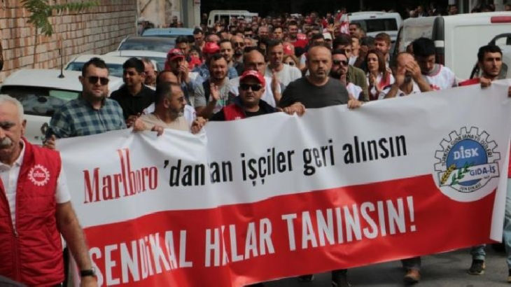 Direnişteki Philip Morris işçileri İstanbul'a yürüyecek