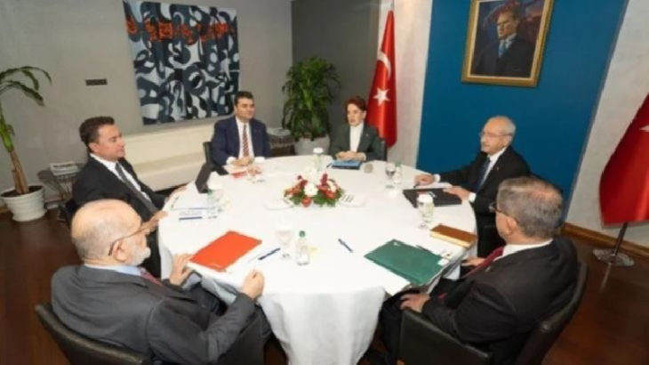Altılı Masa 8'inci kez toplandı