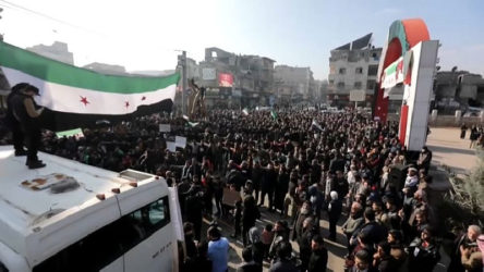 Cihatçılar, Türkiye-Suriye görüşmelerini protesto etti