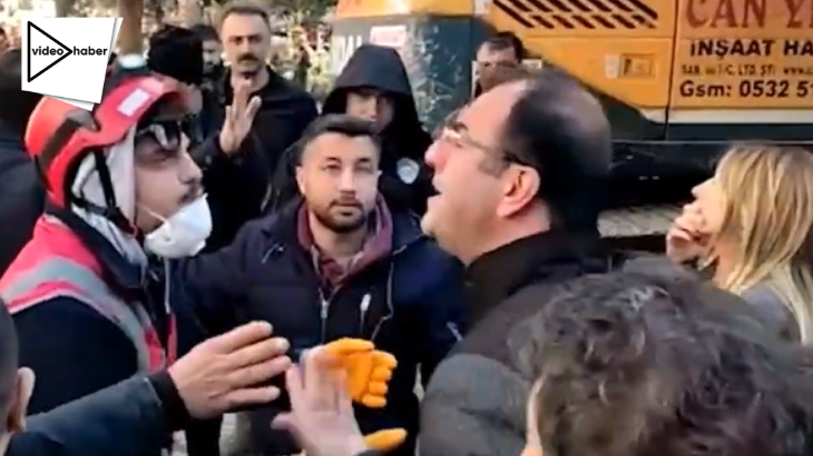 Adana'da Bakan Kirişçi'ye yurttaşlardan tepki: Bir vinç getiremediniz, devletsiniz değil mi?