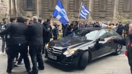 Ersin Tatar’a Londra’da protesto