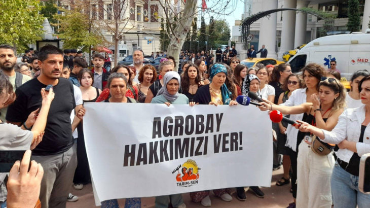 Agrobay işçileri direnişlerine İstanbul'da devam ediyor