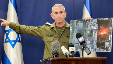 İsrail Ordu Sözcüsü Hagari'den pişkin açıklama: Saldırıyı biz yapsaydık krater oluşurdu