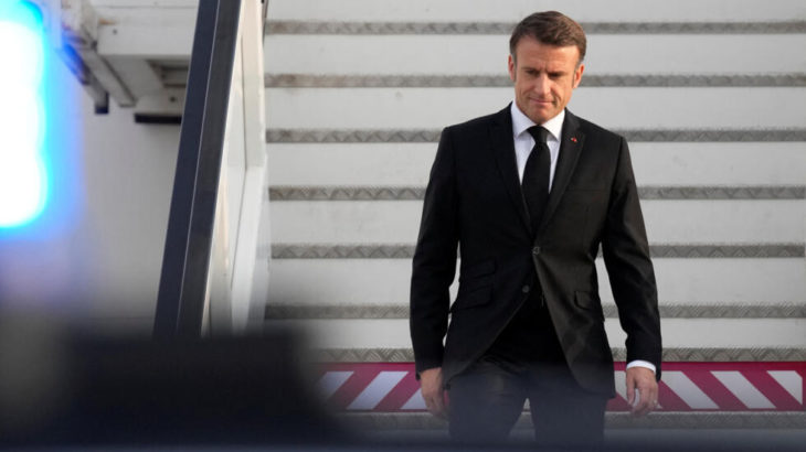 Fransa Devlet Başkanı Macron İsrail'de