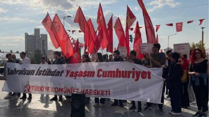 TKH, Ulus Meydanı’ndan seslendi: Yeni bir Cumhuriyet işçilerin omuzlarında yükselecek!