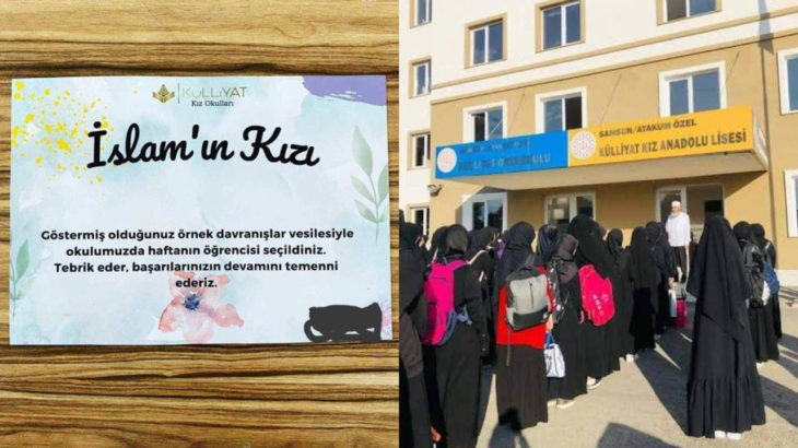 Arapça dilde eğitim verip, 'İslam’ın kızı' belgesi dağıtan okula soruşturma