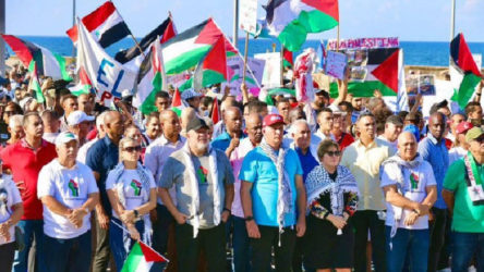 Küba, Filistin'e destek için yürüdü