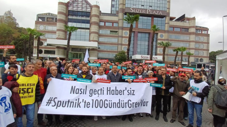 Sputnik grevinin 100’üncü gününde TGS'den: açıklama: Değiştireceğiz çünkü birlikteyiz, birlikte güçlüyüz