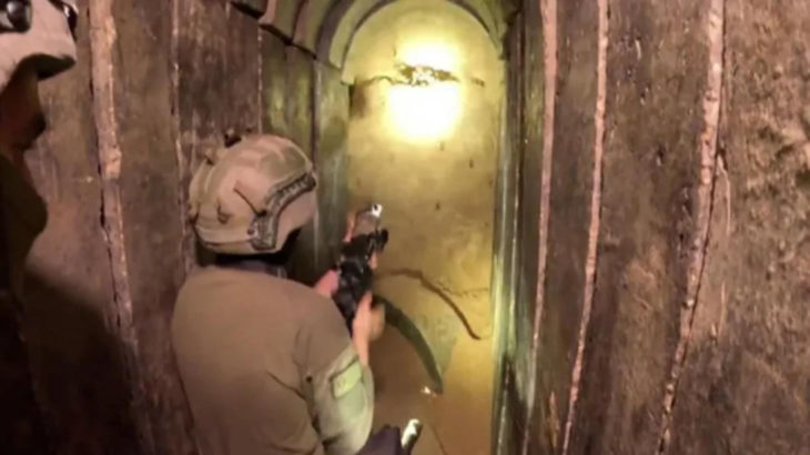 Hamas'ın kullandığı yer altı tünellerinin görüntüleri ortaya çıktı