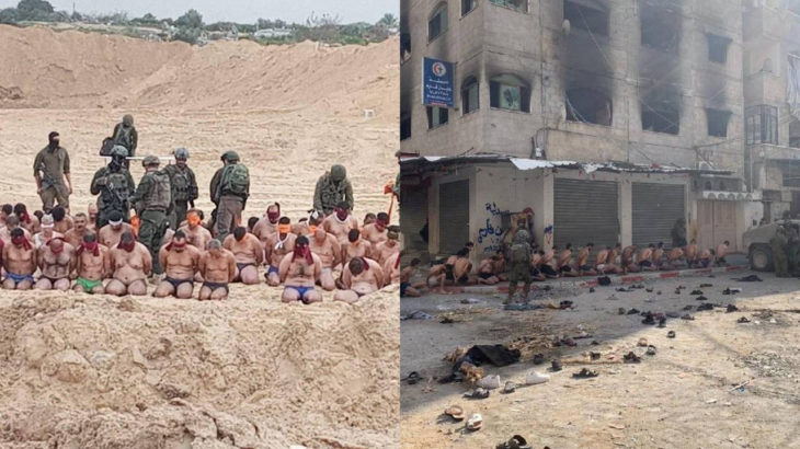 İsrail ordusunun onlarca Filistinli sivile işkence yaptığı görüntüler ortaya çıktı