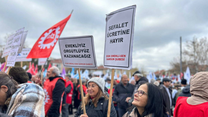 Ankara'da Büyük Emekli Mitingi