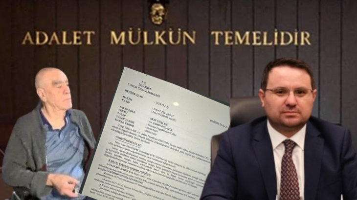 Büyük skandal: Adalet Bakanı Yardımcısı Akın Gürlek hakkındaki haber sahte belgeyle engellenmiş!