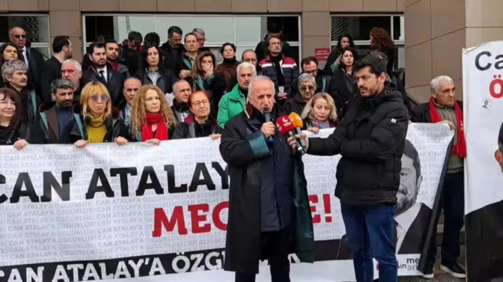 Adliye önünde Can Atalay için adalet nöbeti: Gezi bu iktidar için en önemli travmadır