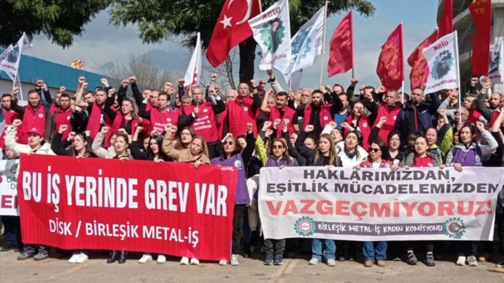 Gates işçileri 8 Mart'ta greve çıktı