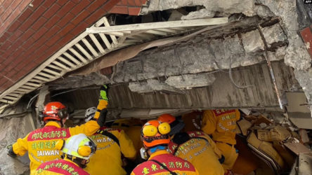 Tayvan'daki depremde taş ocaklarında 70 işçi mahsur kaldı