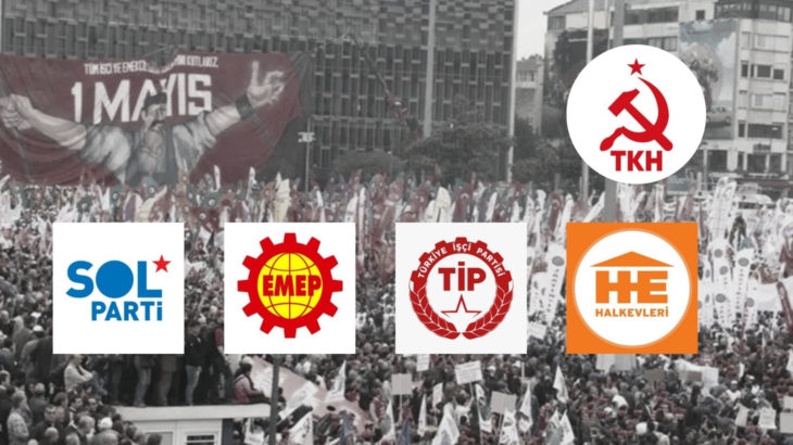 Sosyalist partilerden ortak 1 Mayıs açıklaması: Sömürü düzenine karşı 1 Mayıs'a