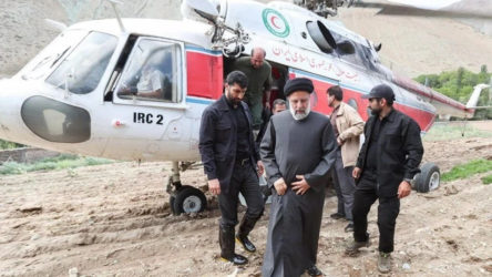 Reisi'yi taşıyan helikopterin enkazı İran İHA'larıyla bulundu