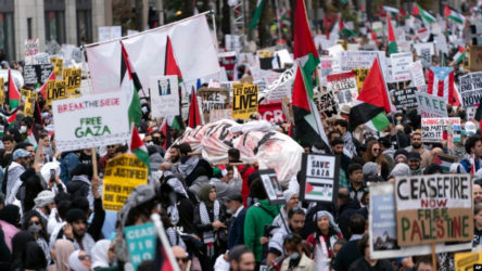 ABD'de binlerce kişi Netanyahu'ya karşı sokakta: Çok sayıda gözaltı var