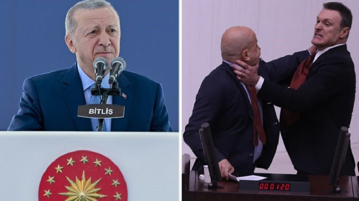 Erdoğan'dan, Meclis'teki saldırıya ilk yorum: Alpay Özalan'a sahip çıktı, Ahmet Şık'a 'provokatör' dedi