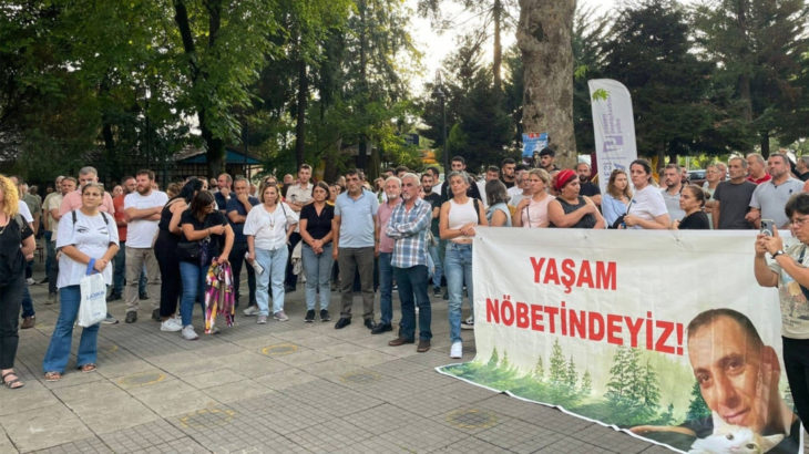 Reşit Kibar için Hopa’da başlatılan 'yaşam nöbeti' devam ediyor