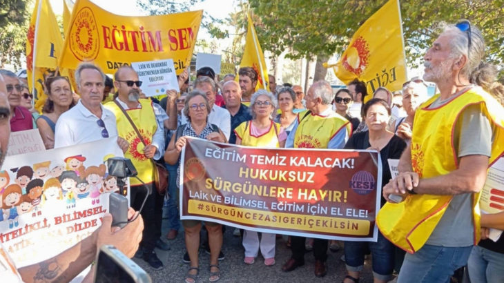 İmamların öğrencilerle görüşmesini engelleyen öğretmenlere verilen sürgün cezasına tepki