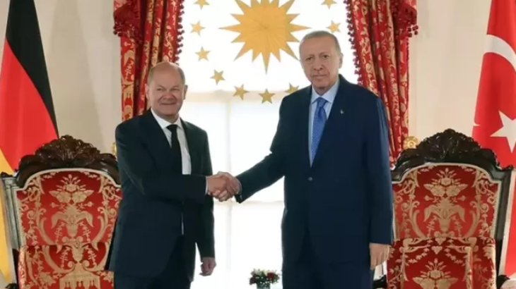 Erdoğan ve Scholz, ortak basın toplantısı farklı açıklamalar