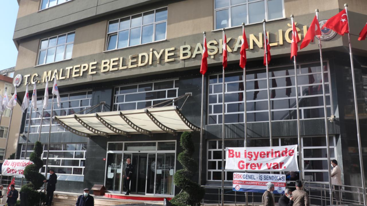 Maltepe Belediyesi işçileri greve hazırlanıyor