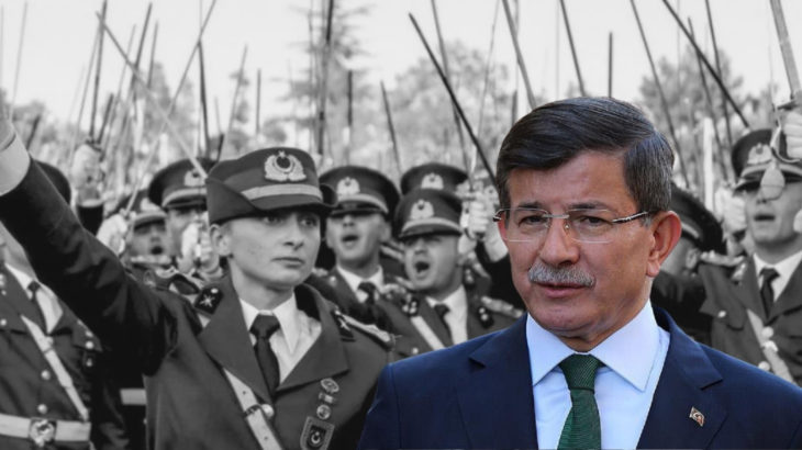 CHP'nin ortağı Davutoğlu, teğmenlerin ihracına sahip çıktı