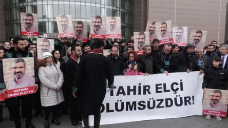 Tahir Elçi katledilişinin 9'uncu yılında Bakırköy Adliyesi'nin önünde anıldı