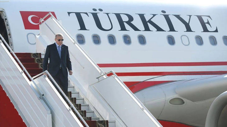 Erdoğan, Suudi Arabistan'a gitti