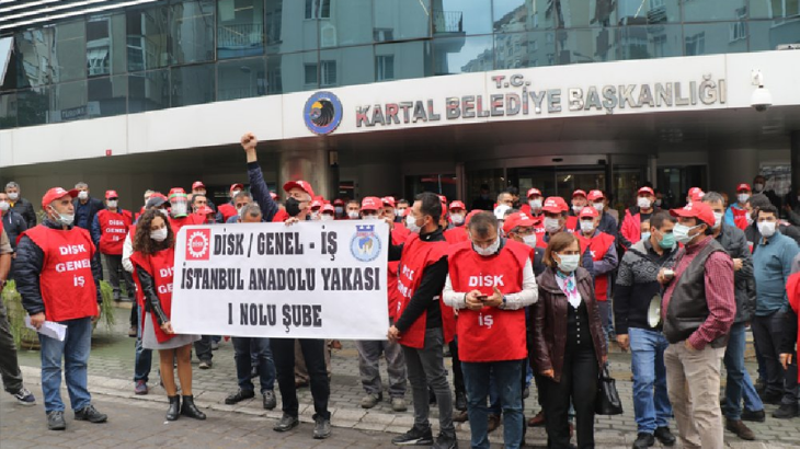 Kartal Belediyesinde Genel-İş Sendikası ve CHP Genel Merkezi işçileri sattı