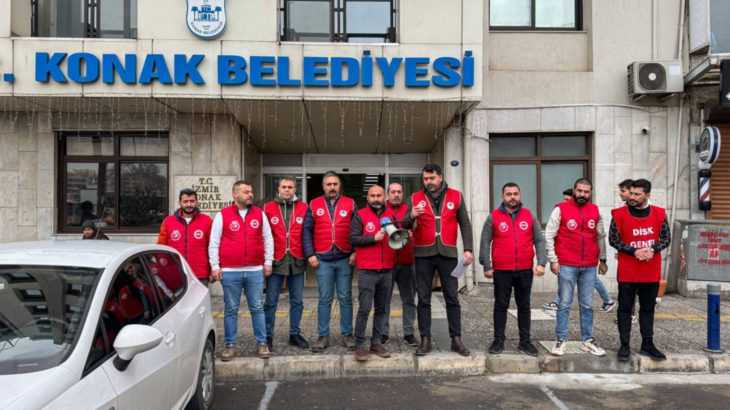 Maaşları eksik yatan Konak Belediyesi çalışanlarından eylem: Kira ödeyemez hale geldik