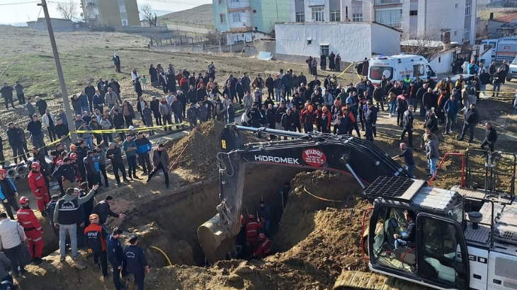 Ankara Polatlı'da göçük: 2 işçi hayatını kaybetti