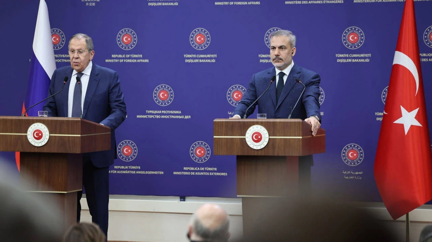 Hakan Fidan ve Lavrov'dan 'Ukrayna' açıklaması