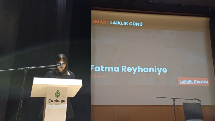 Üniversite öğrencisi Fatma Reyhaniye: Laiklik mücadelesi gençlerin omuzlarında yükselecek